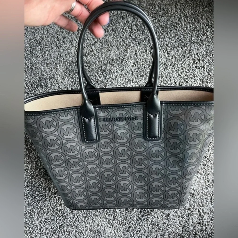 New Michael Kors small black tote bag